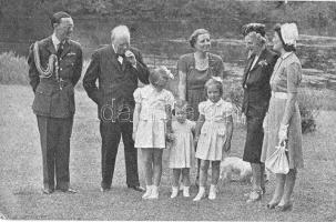 1946 Winston Churchill visits the Dutch royal family (EK)