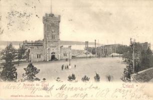 Trieste, Triest; Arsenale del Lloyd / tower (EK)