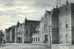Nagyvárad, Oradea; Vasútállomás. Kiadja Boros Jenő / railway station (EK)