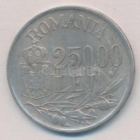 Románia 1946. 25.000L Ag "I. Mihály" T:2
Romania 1946. 25.000 Lei Ag "Mihai I" ...