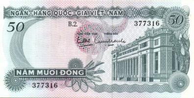 Dél-Vietnam 1969-71. 20D, 50D, 100D T:I +  500D T:II