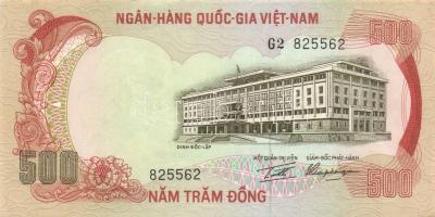 Dél-Vietnam 1972. 50D, 100D, 500D, 1000D T:I