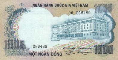 Dél-Vietnam 1972. 50D, 100D, 500D, 1000D T:I