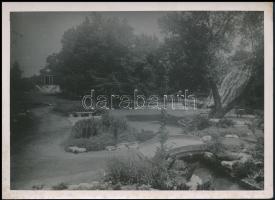 cca 1930 Budapest, 3 db fotó a Budapest Székesfőváros Idegenforgalmi Hivatala fotólaboratóriumából, ...