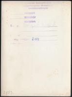 cca 1930 Budapest, 3 db fotó a Budapest Székesfőváros Idegenforgalmi Hivatala fotólaboratóriumából, ...