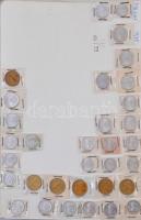 1946-1977. ~765db-os vegyes magyar fémpénz tétel szalagos irományfedélben T:vegyes