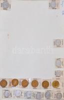 1946-1977. ~765db-os vegyes magyar fémpénz tétel szalagos irományfedélben T:vegyes