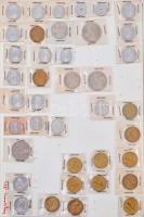 1946-1977. ~765db-os vegyes magyar fémpénz tétel szalagos irományfedélben T:vegyes