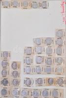 1946-1977. ~765db-os vegyes magyar fémpénz tétel szalagos irományfedélben T:vegyes