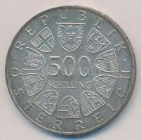 Ausztria 1987. 500Sch Ag "800 éves a Heiligenkreuzi apátság" T:1-,2 patina
Austria 1987. ...