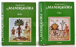 Benedek István: Mandragóra. I-II. kötet. I.kötet: Tibet. II. kötet: India. Kultúrtörténeti tanulmány különös tekintettel a varázslásra és gyógyításra. Bp.,1979, Gondolat. Kiadói egészvászon-kötés, kiadói papír védőborítóban.