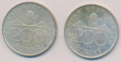 1994. 200Ft Ag "Deák" (2x) T:2