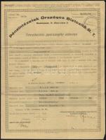 cca 1928-1933 Kis vegyes papírrégiség tétel: levelek Fényes Arthur (?-?), az Angol-Magyar Bank igazg...