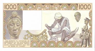 Nyugat-Afrikai Államok/Mali 1988. 1000Fr Sign.14 T:I