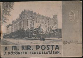 1938 A m. kir. posta a közönség szolgálatában, ismertető füzet, 1938. évi 1. szám, tűzött papírkötésben
