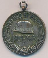 1929. "Magyar Háborús Emlékérem kardokkal, sisakkal" ezüstözött Br kitüntetés mellszalag nélkül, "BRONZ" fémjel peremen T:2- Hungary 1929. "Hungarian Commemorative War Medal with swords and a helmet" silver plated Br decoration without ribbon, hallmark on edge C:VF NMK 418