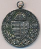 1929. "Magyar Háborús Emlékérem kardokkal, sisakkal" ezüstözött Br kitüntetés mellszalag n...