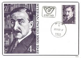 2 db MODERN képeslap. Stefan Zweig, Stockholm-i posta / 2 modern postcards, Stefan Zweig, Stockholm ...