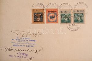 1907 a Wendt Testvérek kereskedelmi, pénzintézeti könyvek gyára és vonalazó intézet gyártotta kitölt...