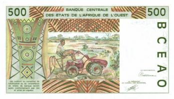 Nyugat-Afrikai Államok/Togo 1991. 500Fr Sign.22 T:I