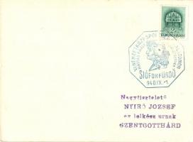 3 db MODERN képeslap. Siófok, Balf és egy emlékbélyegzés / 3 modern postcards. Siófok, Balf and a commemorative