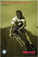 4 db MODERN sport motívumlap, kerékpárversenyzők / 4 modern sport motive postcards, cyclists