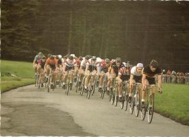 4 db MODERN sport motívumlap, kerékpárversenyzők / 4 modern sport motive postcards, cyclists