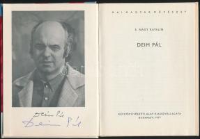 S. Nagy Katalin: Deim Pál. Mai Magyar Művészet. Bp.,1977, Képzőművészeti Alap. Kiadói kartonált papí...