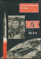 1961 A Természettudományi Közlöny V. évfolyamának 5. száma, címlapon Gagarinnal