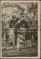 1940 A Képes Vasárnap 4 db száma, címlapon Horthy Miklóssal, illetve az erdélyi bevonulás képeivel