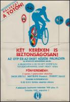 1989-1992 13 db reklám plakát, főként Szerencsejáték Rt., köztük Totó, Hatos Lottó, Bongo, Medicina&...