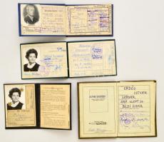 Vegyes papírrégiség tétel: régi fotók, tablóképek, I-II. vh-s tábori posta, képeslapok, levelek, biz...