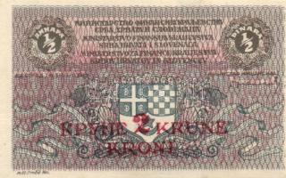 Jugoszlávia 1919. 1/2D 2K fny-sal 2klf variáns + 1D 4K fny-sal T:I (1x),II (2x)
