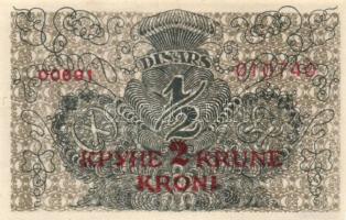 Jugoszlávia 1919. 1/2D 2K fny-sal 2klf variáns + 1D 4K fny-sal T:I (1x),II (2x)