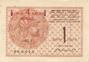 Jugoszlávia 1919. 1/2D 2K fny-sal 2klf variáns + 1D 4K fny-sal T:I (1x),II (2x)