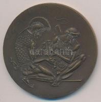 Kiss Nagy András (1930-1997) DN "Fodor József" Br emlékérem (60mm) T:2