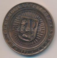 Peternák Gusztáv (1928-2003) 1985. ""Keszthelyi Éremgyűjtő Csoport / Nagyvázsony vára"...