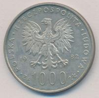 Lengyelország 1982. 1000Zl Ag "II. János Pál Pápa látogatása" T:2
Poland 1982. 1000 Zloty...