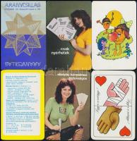 1981-1985 20 db kártyanaptár, közte erotikusak is