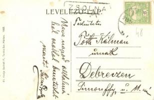 Znióváralja, Klastor pod Znievom; várrom. Sochán P. kiadása / castle ruins (EK)