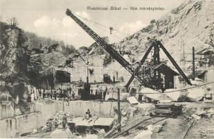 Ruszkica, Rusca Montana; Bibel-féle márványtelep. Fuchs fényképei után / marble works factory (Rb)