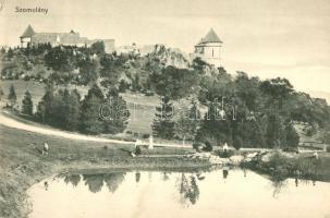 1910 Szomolány, Smolenice; várrom / Hrad / castle ruins (EK)