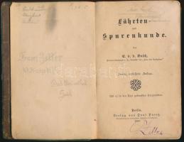 Bosch, E. von dem: Fährten- und Spurenkunde. Berlin, 1886, Verlag von Paul Parey. Egészvászon kötés,...