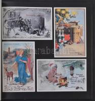 Karácsony Régi Képeslapokon. Terra - Kossuth Nyomda. 1986. - Nagy alakú album rengeteg színes képpel...