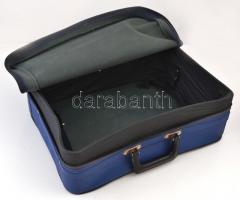 Retró Malév utazóbőrönd, 45×34×15 cm