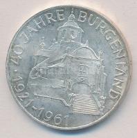 Ausztria 1961. 25Sch Ag 40 éves Burgenland T:1- Austria 1961. 25 Schilling Ag 40th Anniversary Burgenland C:AU Krause KM#2891