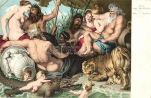 30 db RÉGI Stengel litho művészlap nagy szép állapotban / 30 pre-1945 Stengel litho art postcards in...