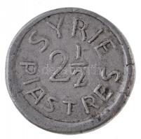 Szíria / II. Világháborús szükségpénz ~1941. 2 1/2p Al T:2
Syria / World War II Emergency Coinage ~...
