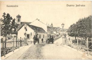 Szentendre - 3 db RÉGI városképes lap: Szanatórium üdülő, Leánynevelő Intézet, Dumtsa Jenő utca