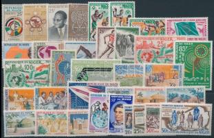 1960-1965 6 klf sor + 13 klf önálló érték, 1960-1965 6 sets + 13 stamps